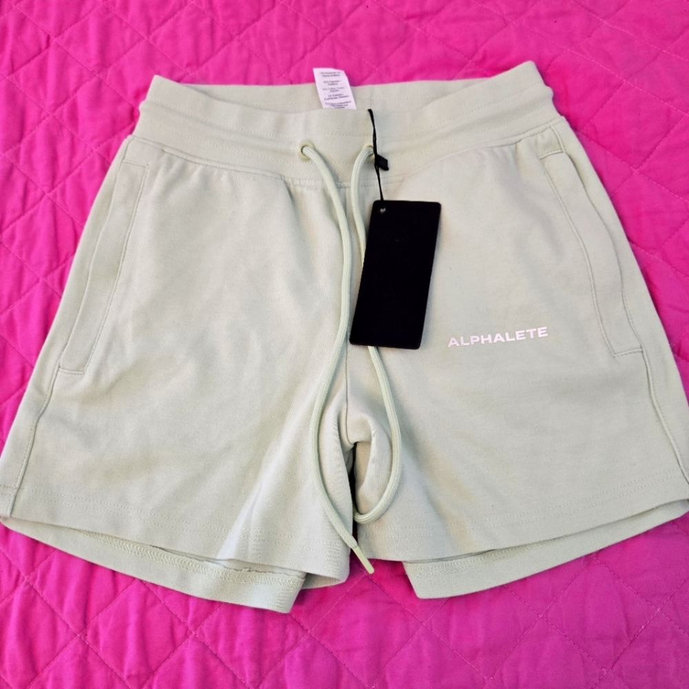 Alphalete Women's Athletic Shorts in Light Green